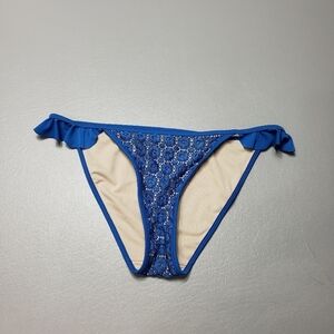 no boundaries blue bikini bottom women's size medium 7-9